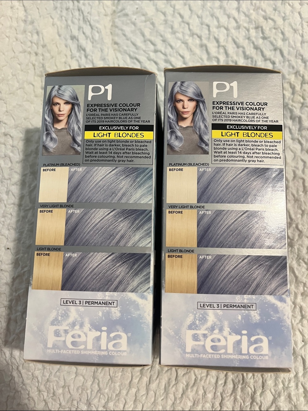 NWT L’Oréal Féria Hair Dye Sapphire Smoke - Picture 4 of 7